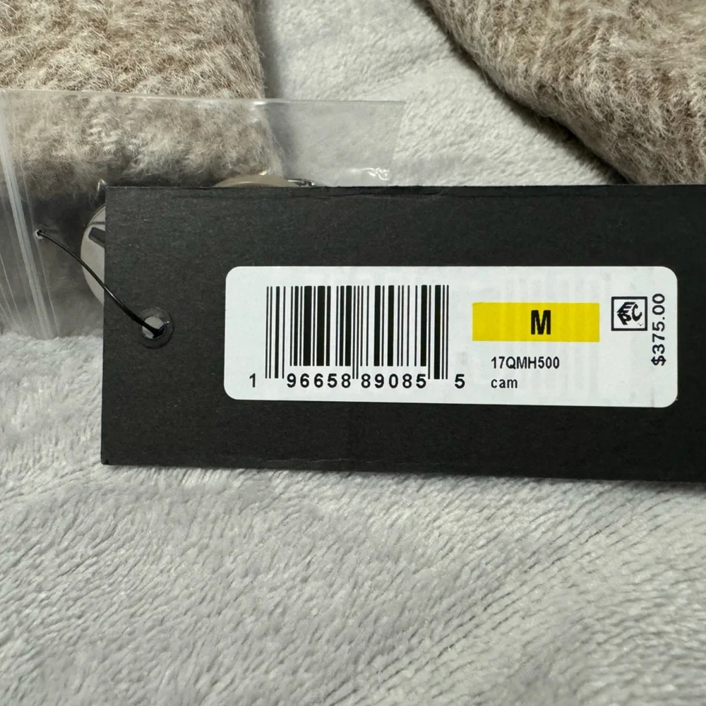 Kenneth Cole New York Women’s Asymmetrical Wool Blend Coat Camel Size Size M - Picture 7 of 10